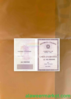 Italy Identity Card (La Carta D'Identita' Italiana) photolook FRONT